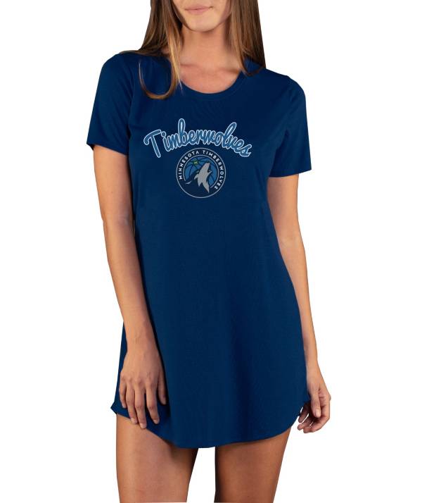 Concepts Sport Women's Minnesota Timberwolves Marathon Navy Night T-Shirt