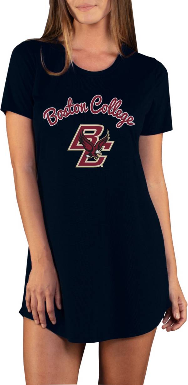 Concepts Sport Women's Boston College Eagles Black Night Shirt