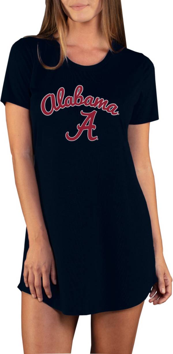 Concepts Sport Women's Alabama Crimson Tide Black Night Shirt