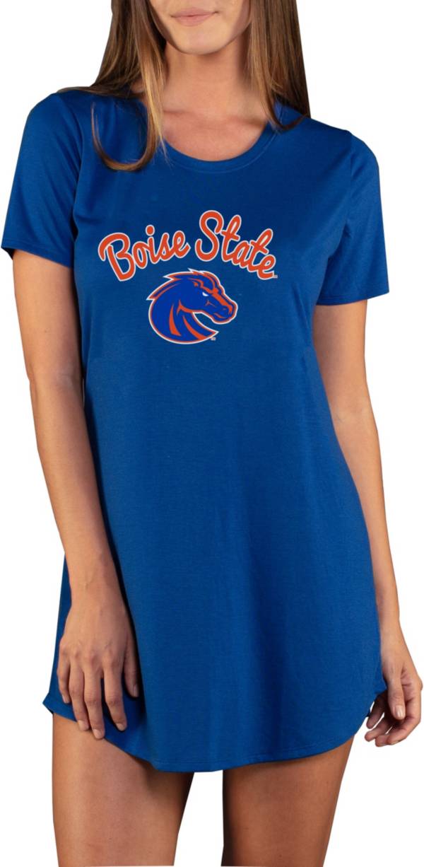 Concepts Sport Women's Boise State Broncos Blue Night Shirt