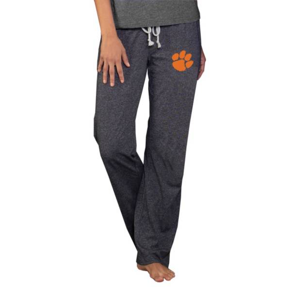 Concepts Sport Women's Clemson Tigers Grey Quest Knit Pants