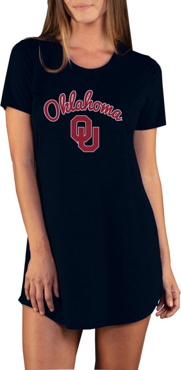 Concepts Sport Women's Oklahoma Sooners Black Night Shirt