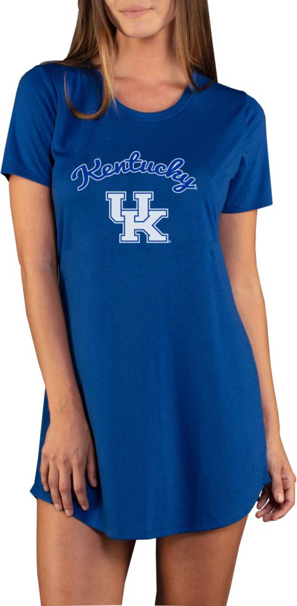 Concepts Sport Women's Kentucky Wildcats Blue Night Shirt