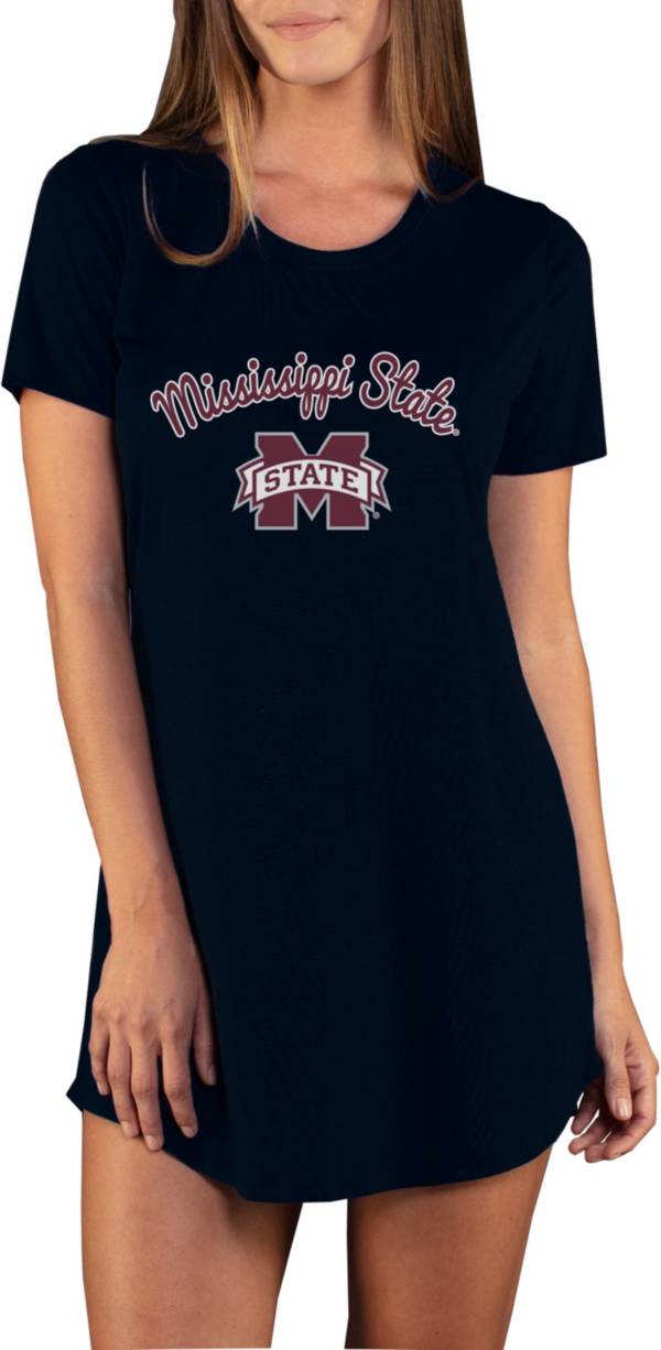 Concepts Sport Women's Mississippi State Bulldogs Black Night Shirt