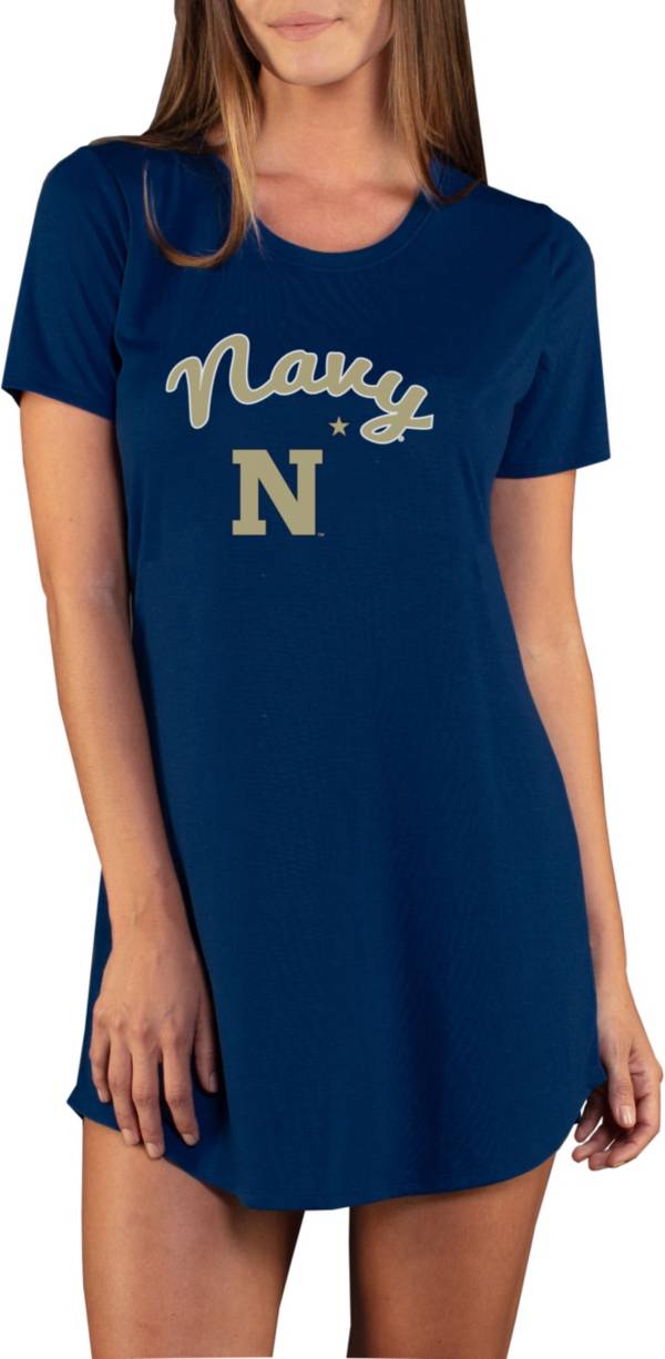 Concepts Sport Women's Navy Midshipmen Navy Night Shirt