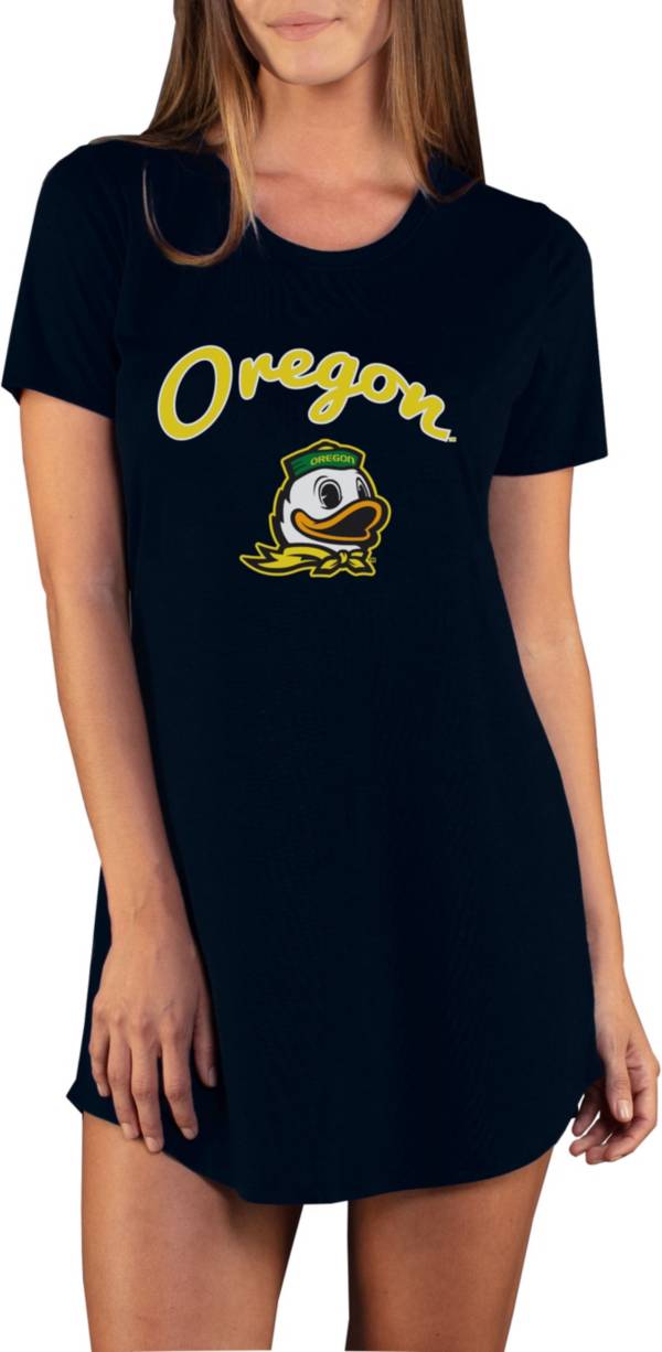 Concepts Sport Women's Oregon Ducks Black Night Shirt