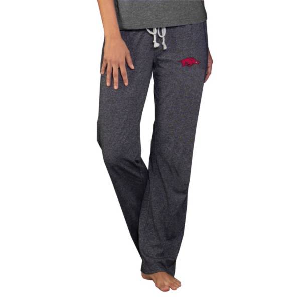 Concepts Sport Women's Arkansas Razorbacks Quest Grey Knit Pants