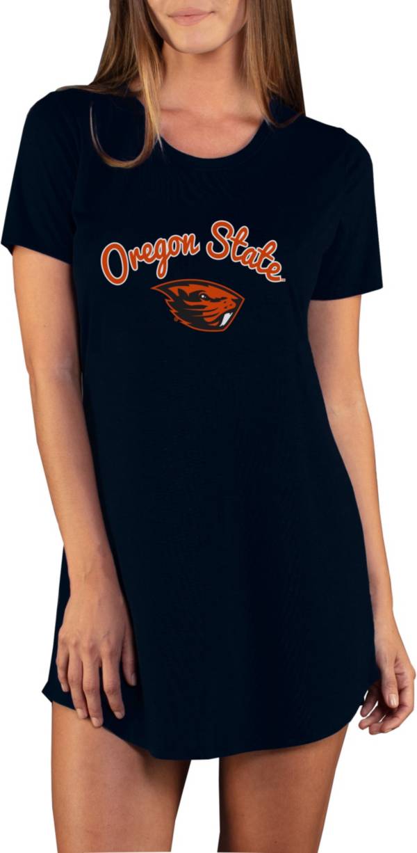 Concepts Sport Women's Oregon State Beavers Black Night Shirt