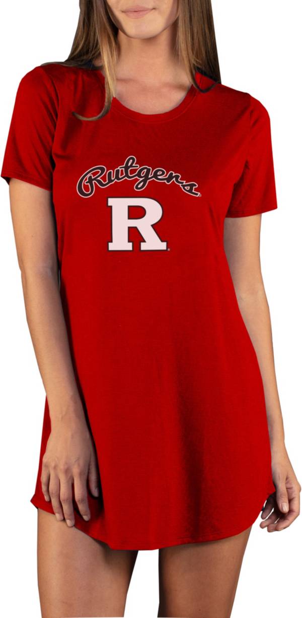 Concepts Sport Women's Rutgers Scarlet Knights Red Night Shirt