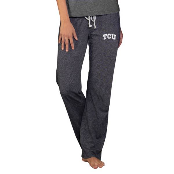 Concepts Sport Women's TCU Horned Frogs Grey Quest Knit Pants