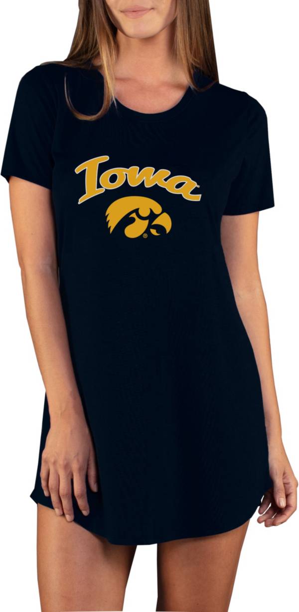 Concepts Sport Women's Iowa Hawkeyes Black Night Shirt