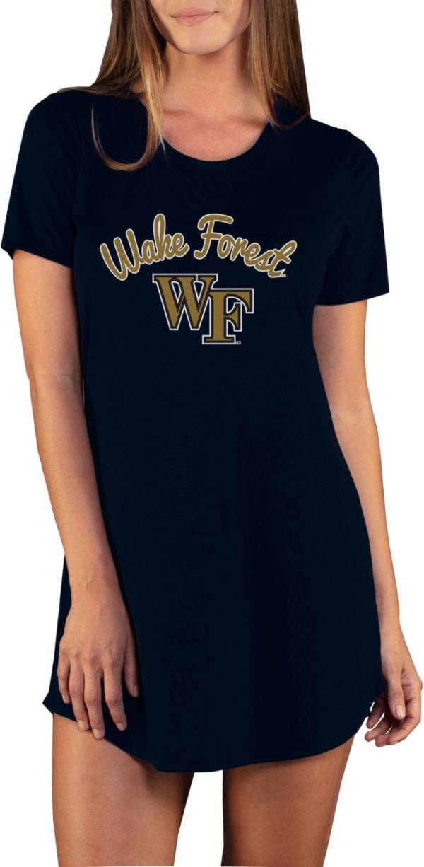 Concepts Sport Women's Wake Forest Demon Deacons Black Night Shirt