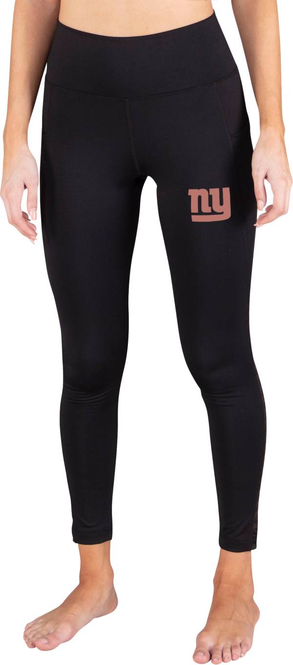 Concepts Sport Women's New York Giants Black Frontline Leggings