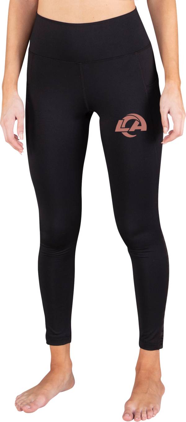 Concepts Sport Women's Los Angeles Rams Black Frontline Leggings product image