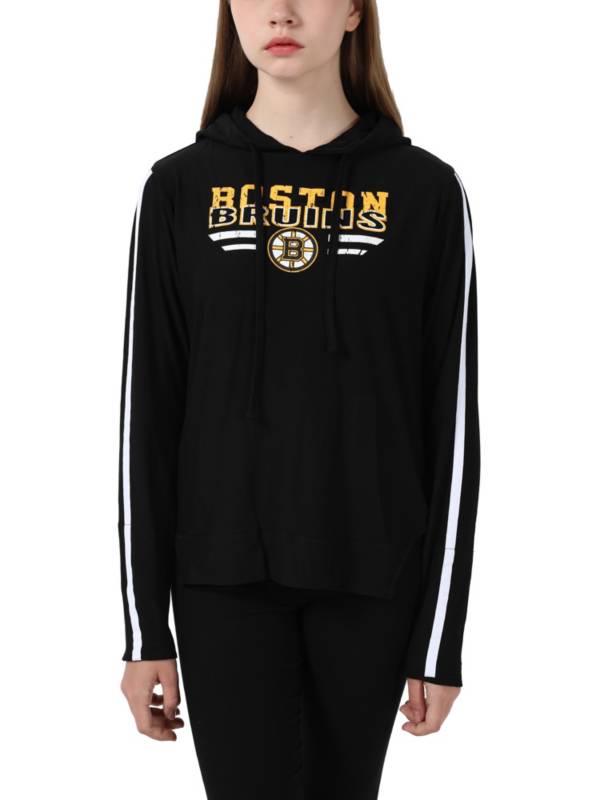 Concepts Sports Women's Boston Bruins Black Zest Pullover Hoodie