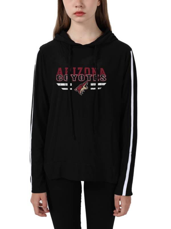 Concepts Sports Women's Arizona Coyotes Black Zest Pullover Hoodie