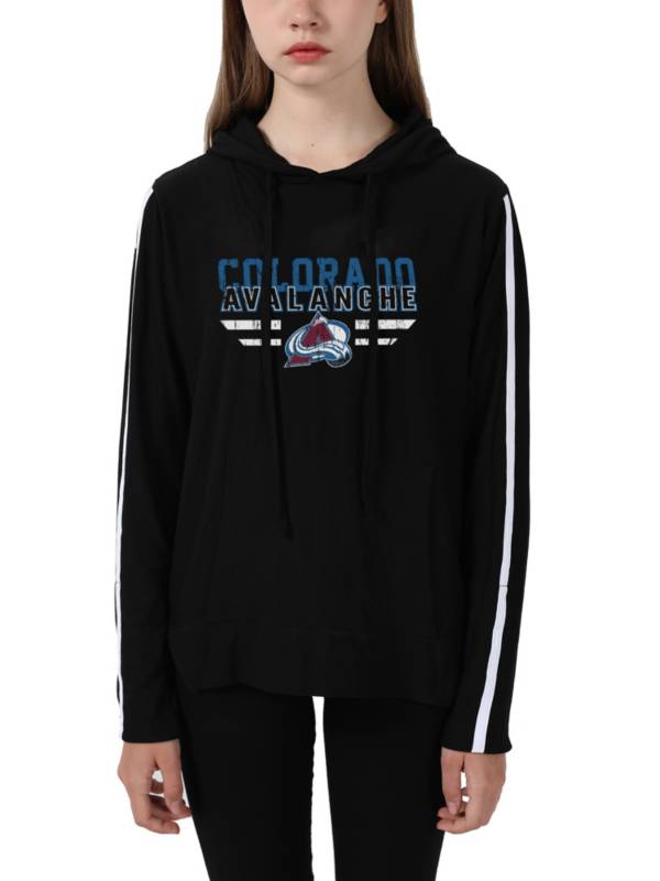 Concepts Sports Women's Colorado Avalanche Black Zest Pullover Hoodie