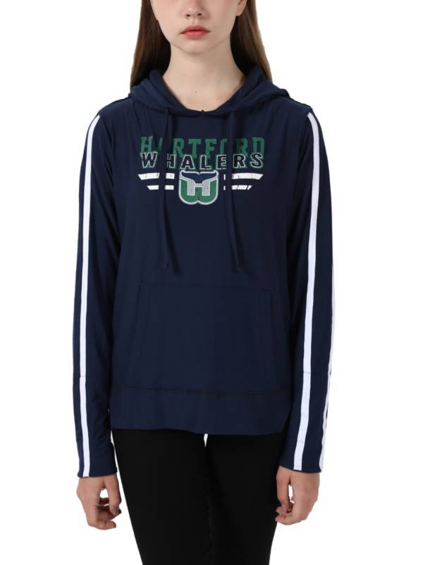 Concepts Sports Women's Hartford Whalers Navy Zest Pullover Hoodie