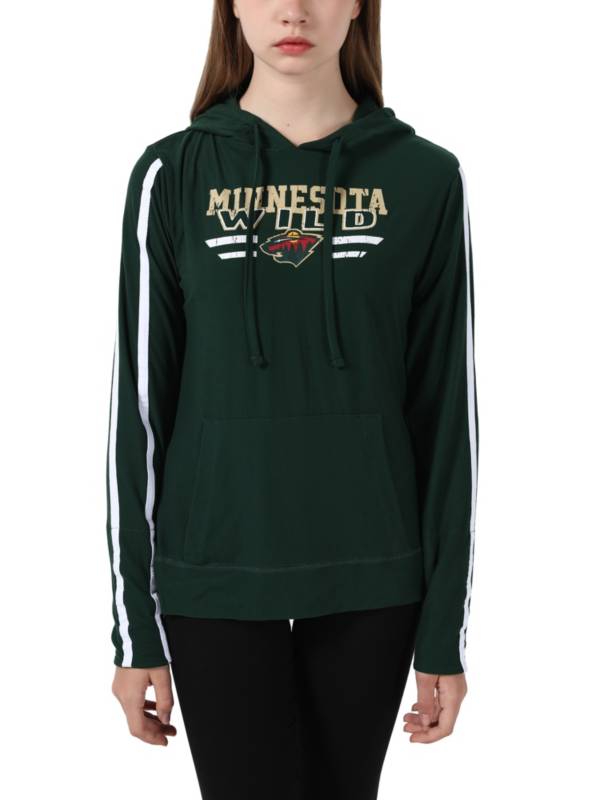 Concepts Sports Women's Minnesota Wild Green Zest Pullover Hoodie