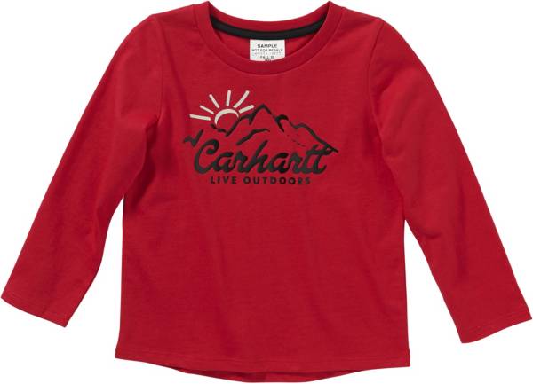 Carhartt Toddler Girls' Outdoor Live Outdoors Long Sleeve Shirt