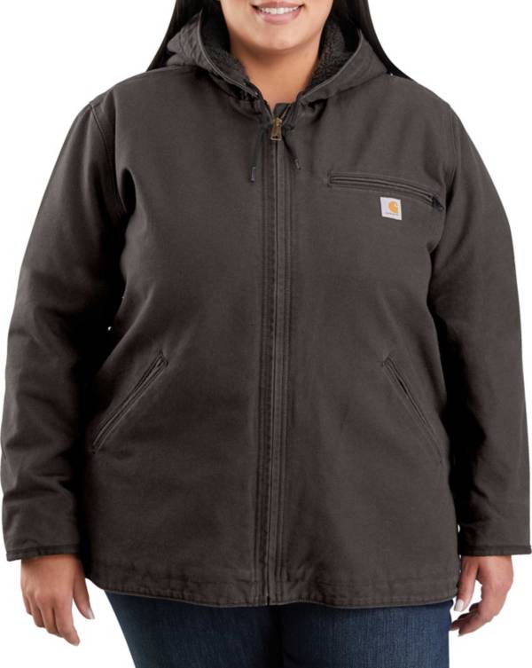 Carhartt Women's Washed Duck Sherpa Lined Jacket