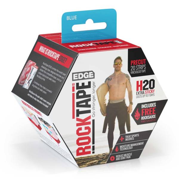 RockTape Edge H2O Pre-Cut Kinesiology Tape