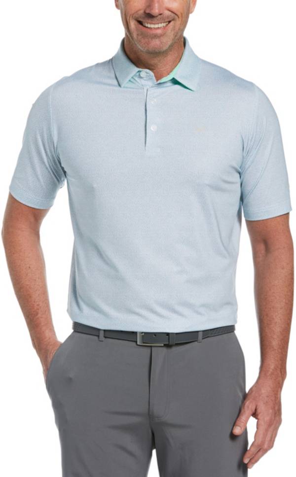 Callaway Men's Swing Tech Allover Geo Print Short Sleeve Golf Polo