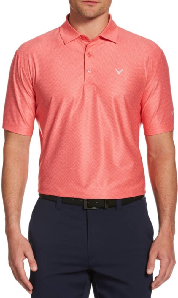 Callaway Men's Jaspe Geometric Print Golf Polo
