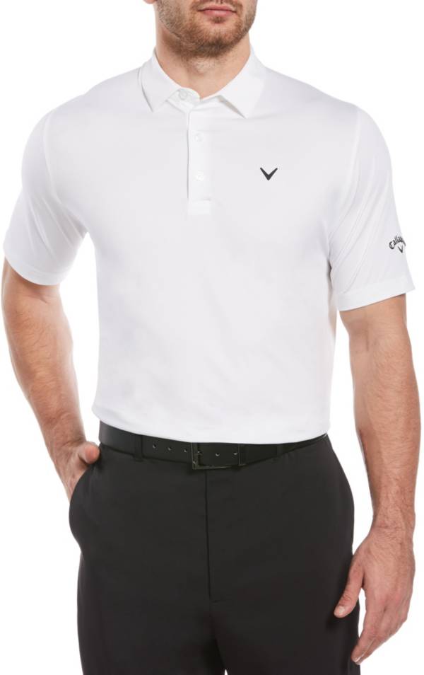 Callaway Men's Swing Tech Solid Golf Polo - Big & Tall