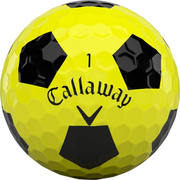 Callaway 2020 Chrome Soft Truvis Yellow Golf Balls