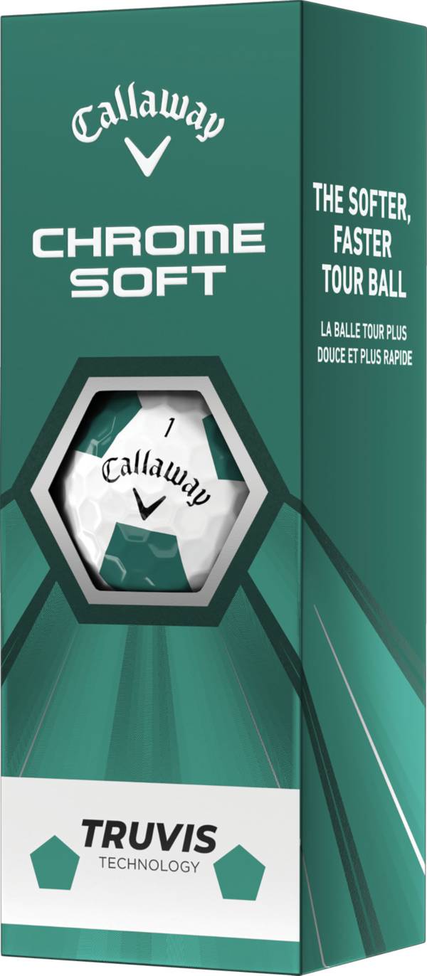 Callaway 2020 Chrome Soft Truvis Green Golf Balls – Sports Matter Special Edition - 3 Pack