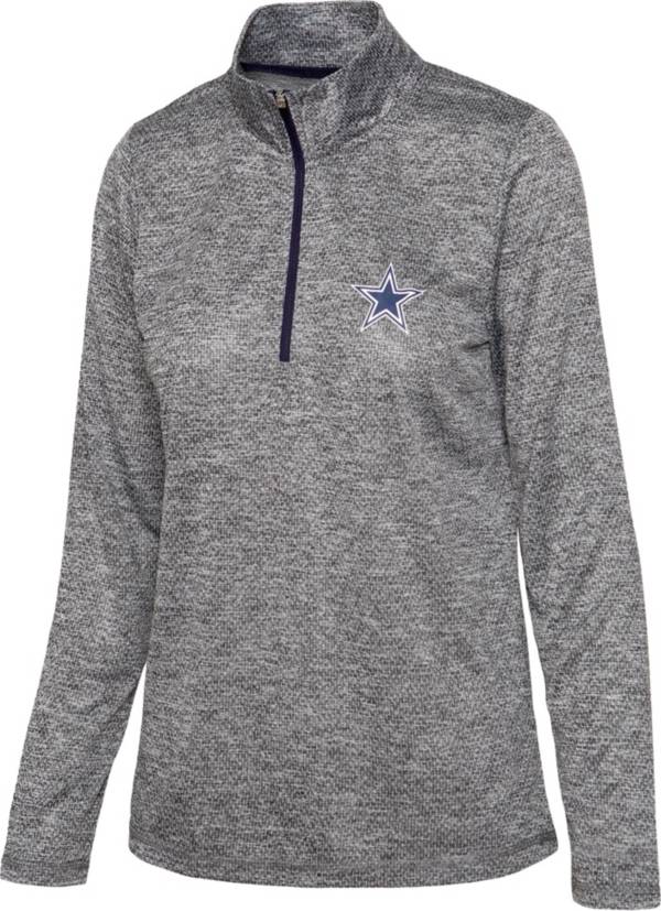 Dallas Cowboys Merchandising Women's Chancellor Charcoal Quarter-Zip Pullover product image