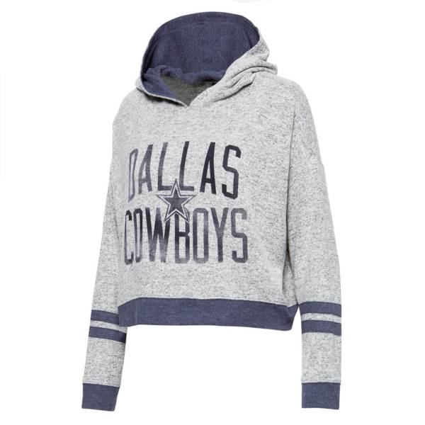 Dallas Cowboys Women's Gray Cropped Hoodie product image