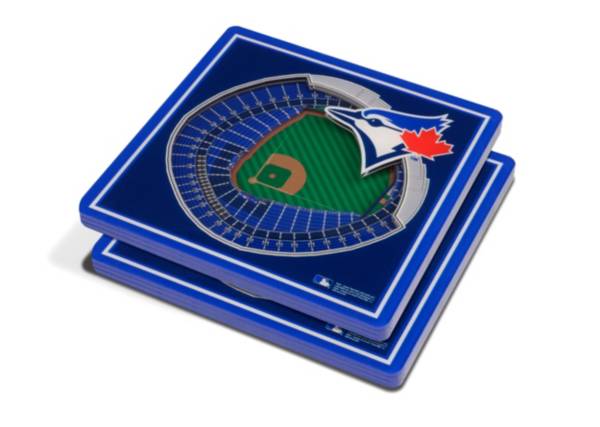 You the Fan Toronto Blue Jays Stadium View Coaster Set