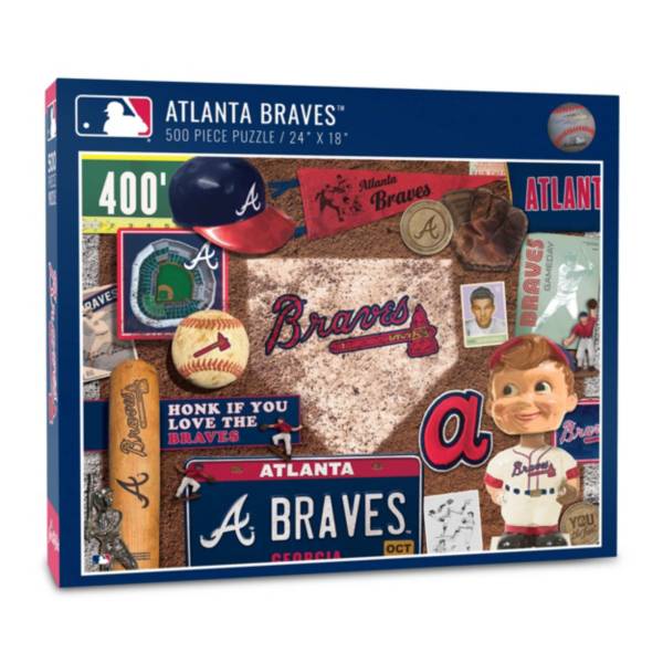 You The Fan Atlanta Braves Retro Series 500-Piece Puzzle