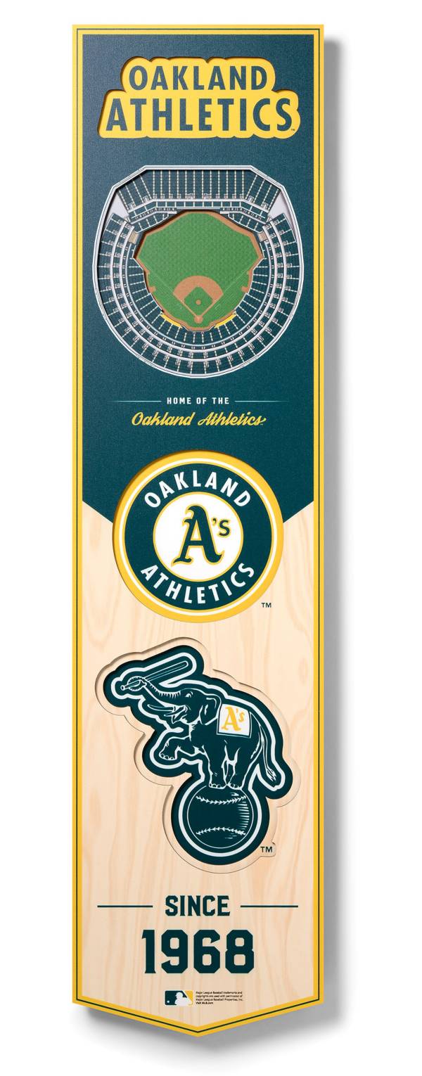 You The Fan Oakland Athletics 8''x32'' 3-D Banner