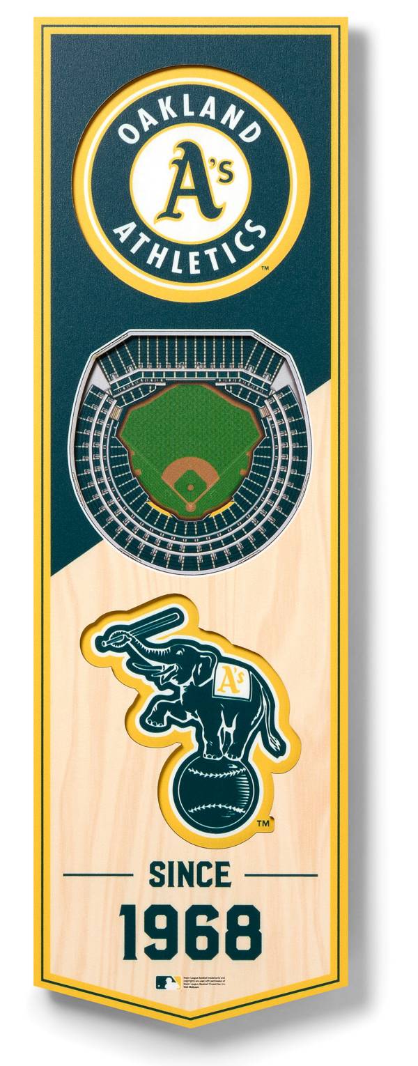 You The Fan Oakland Athletics 6''x19'' 3-D Banner product image