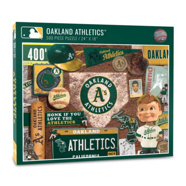 You The Fan Oakland Athletics Retro Series 500-Piece Puzzle