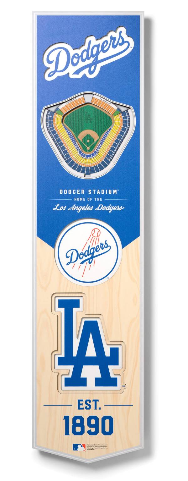 You The Fan Los Angeles Dodgers 8''x32'' 3-D Banner product image