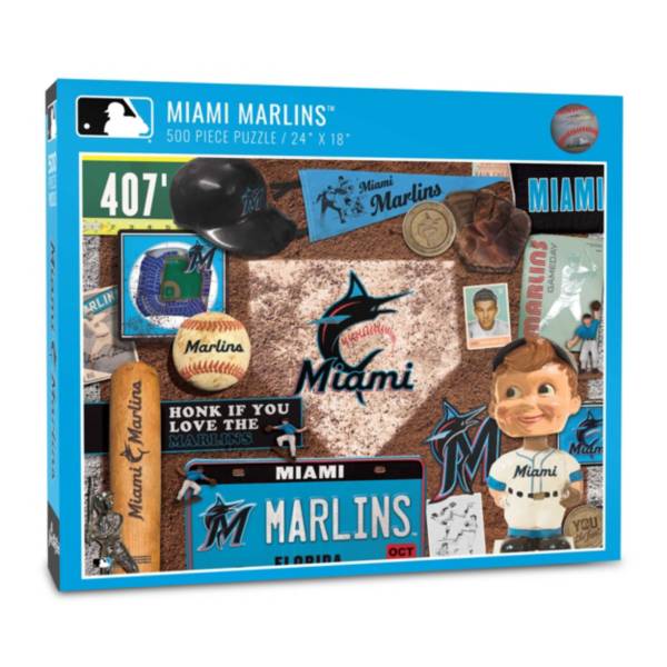 You The Fan Miami Marlins Retro Series 500-Piece Puzzle