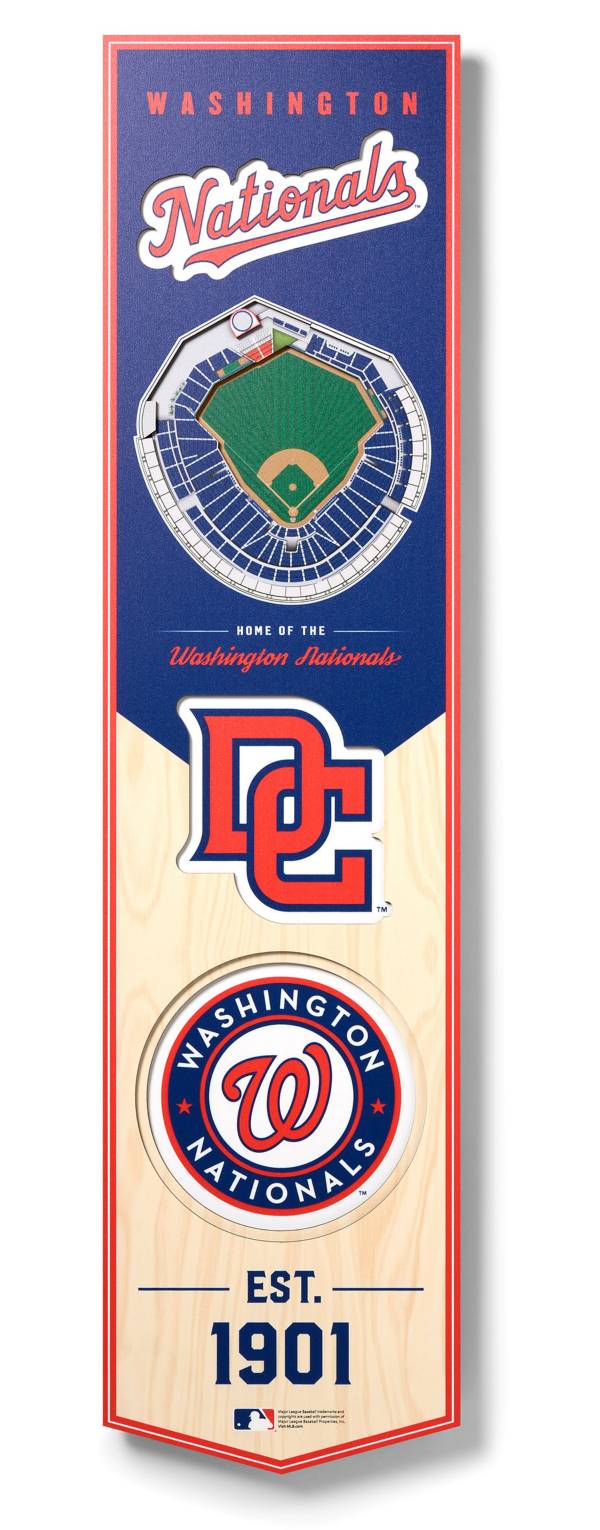 You The Fan Washington Nationals 8''x32'' 3-D Banner