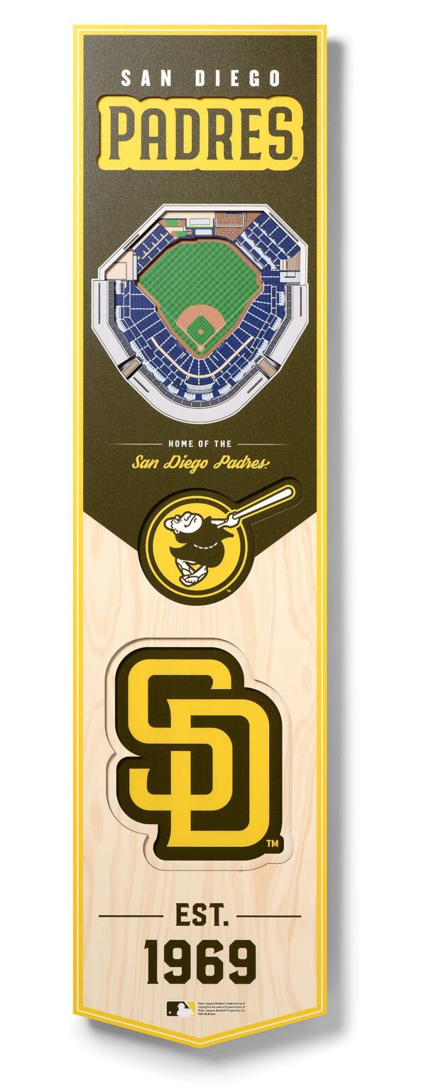You The Fan San Diego Padres 8''x32'' 3-D Banner