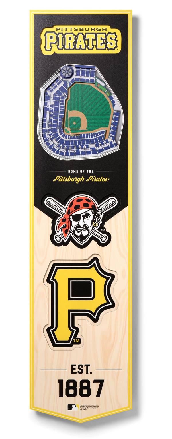 You The Fan Pittsburgh Pirates 8''x32'' 3-D Banner