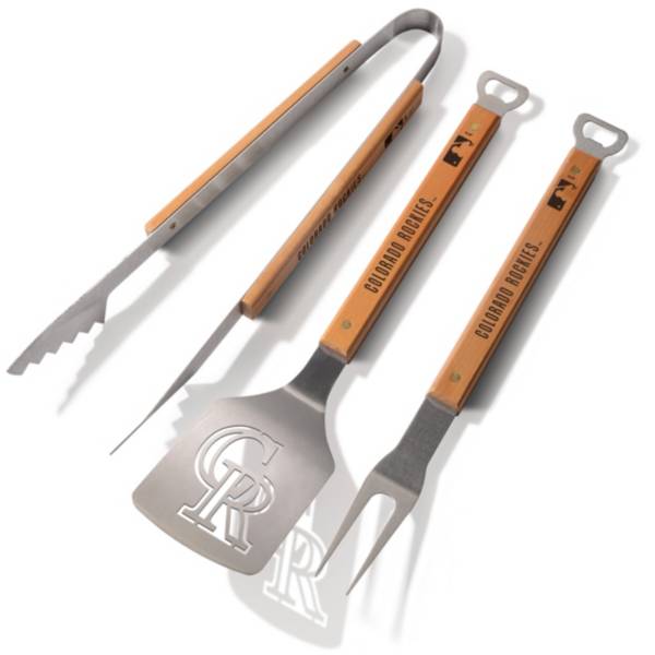 You the Fan Colorado Rockies 3-Piece BBQ Set product image