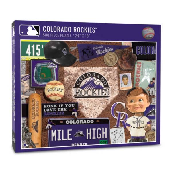 You The Fan Colorado Rockies Retro Series 500-Piece Puzzle