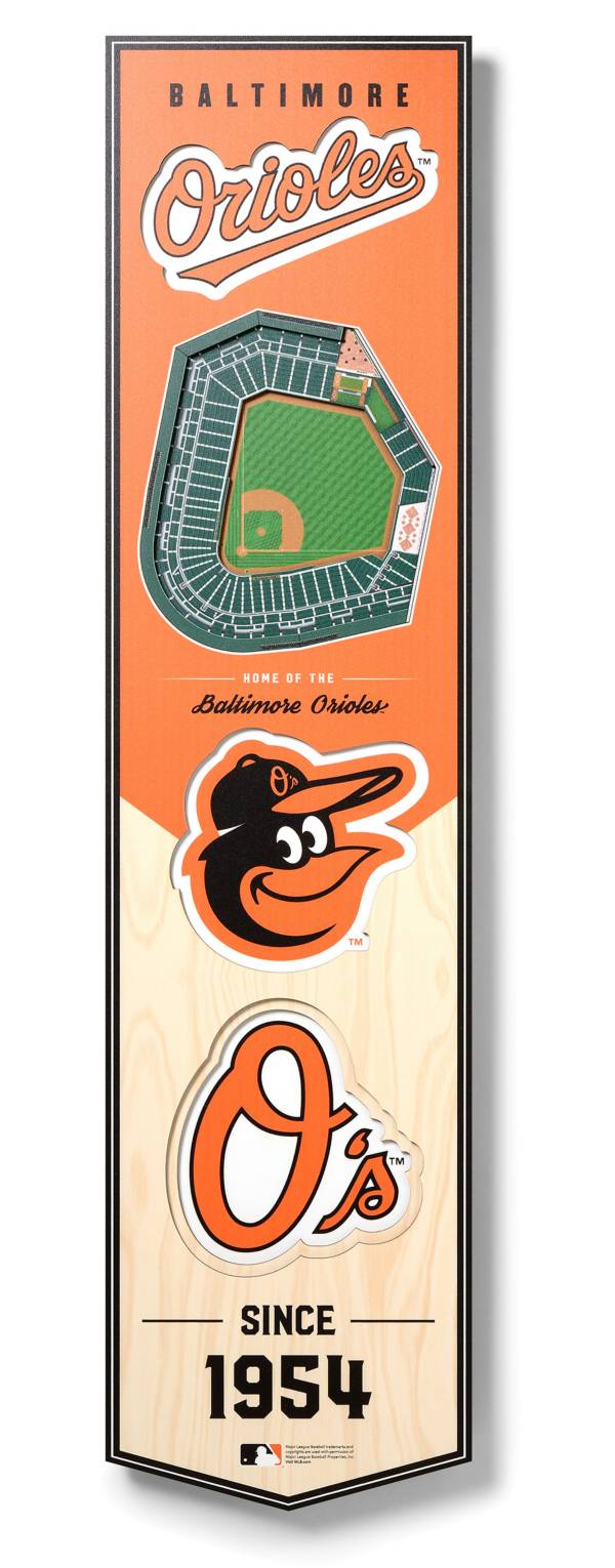 You The Fan Baltimore Orioles 8''x32'' 3-D Banner