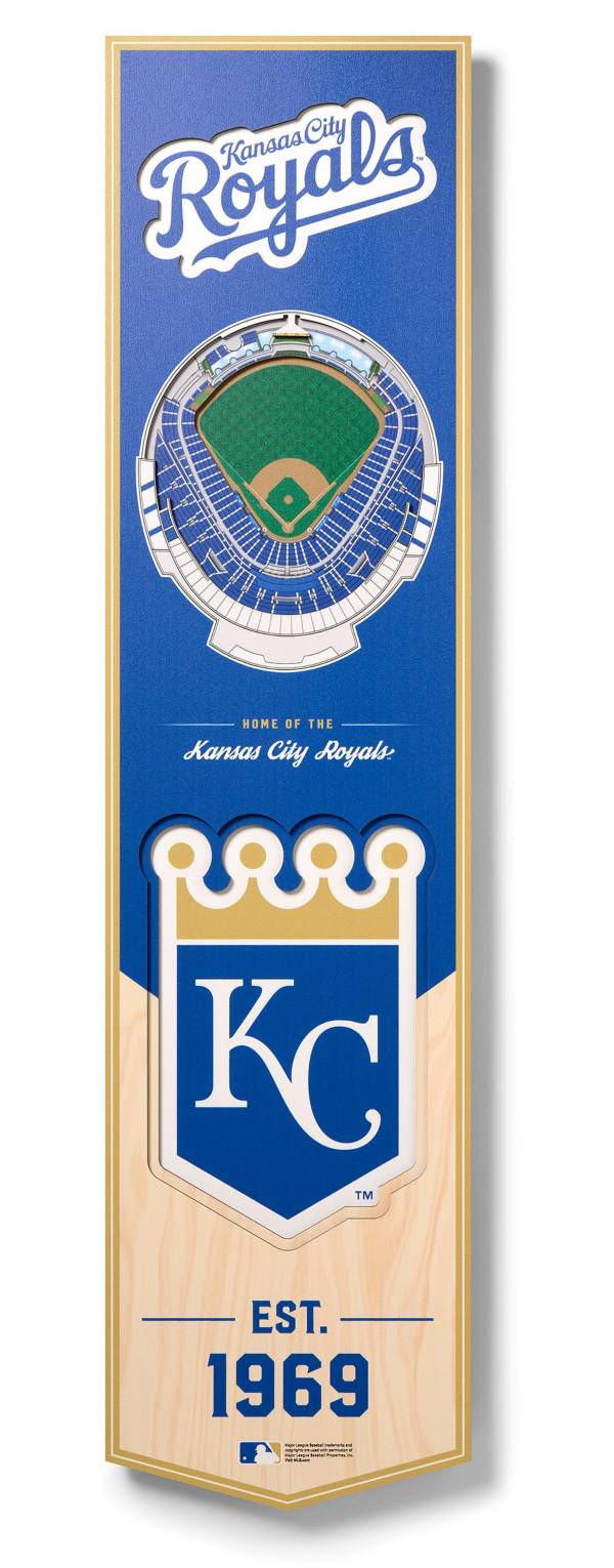 You The Fan Kansas City Royals 8''x32'' 3-D Banner