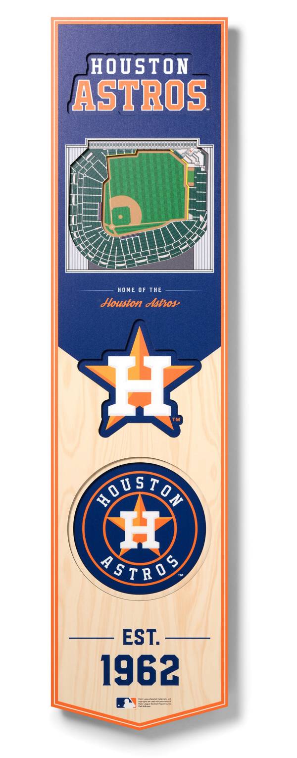 You The Fan Houston Astros 8''x32'' 3-D Banner