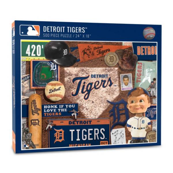 You The Fan Detroit Tigers Retro Series 500-Piece Puzzle