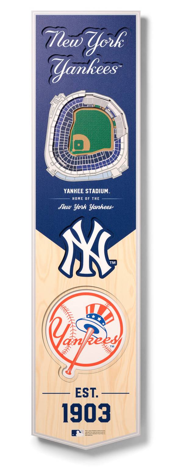 You The Fan New York Yankees 8''x32'' 3-D Banner